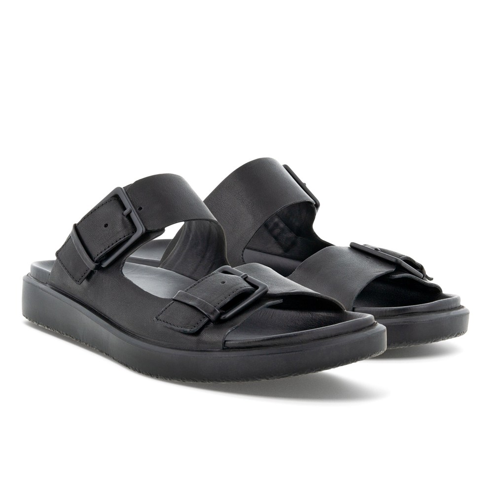 ECCO Mens Slides Black - Flowt Lx - VET-258947